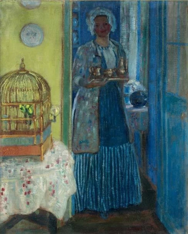 Giallo e blu (l'ora del tè), 1912
